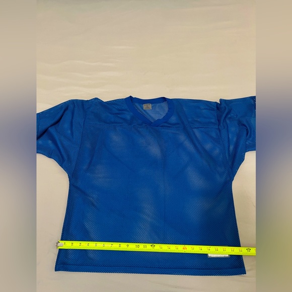 iforce blue mesh net Sports Jersey Tee Shirt Vintage unisex size 2XL youth - Picture 8 of 9